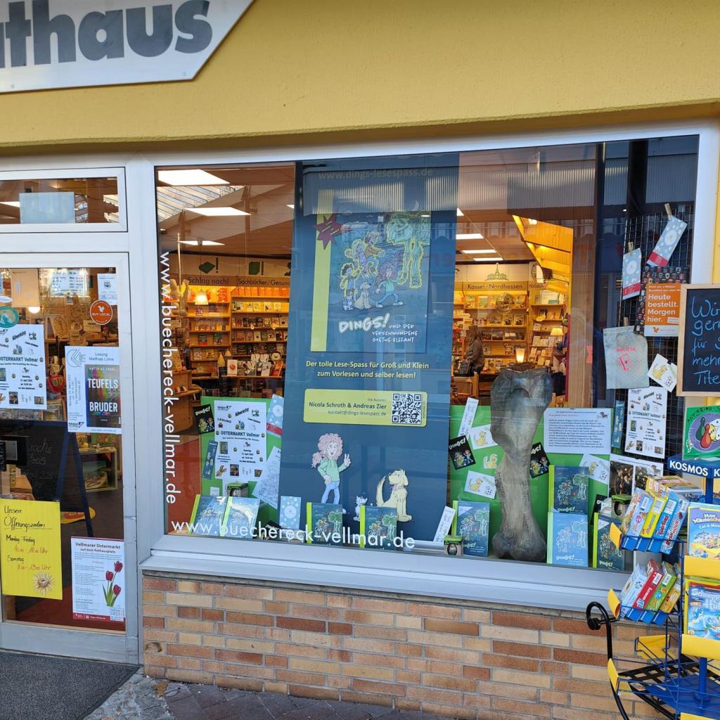 Ein Schaufenster für unser Buch!