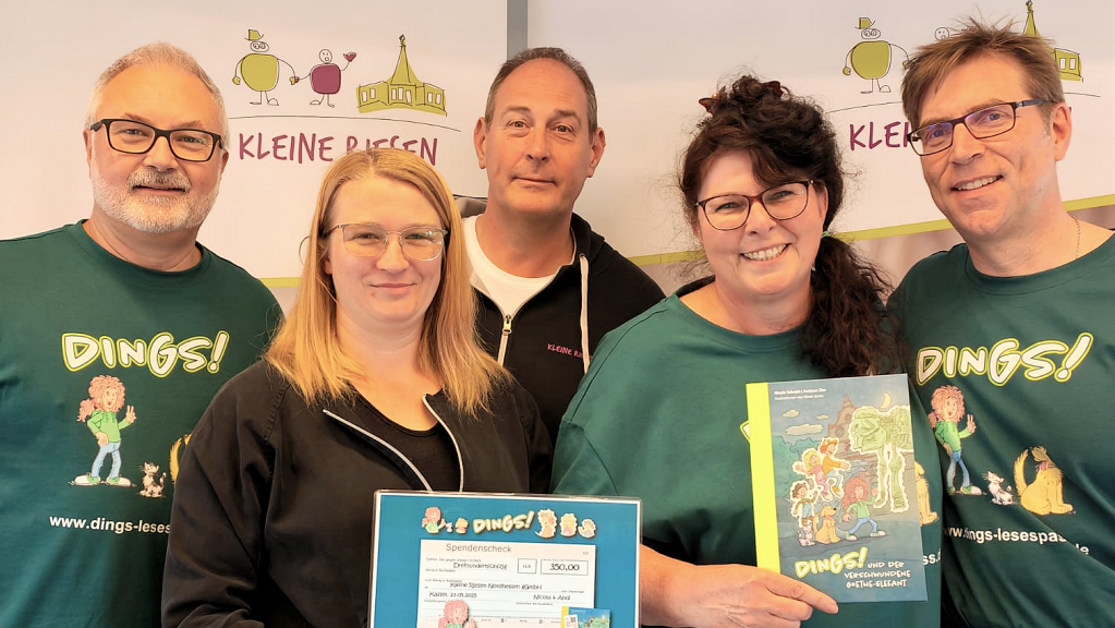 Unsere Spende an die Kleinen Riesen